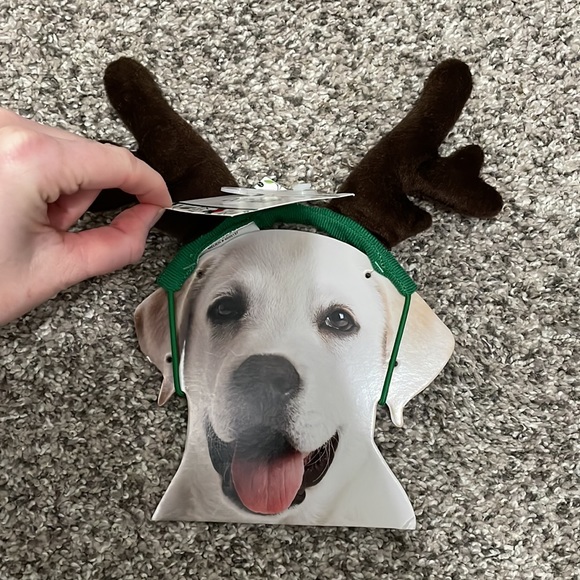 Dog Reindeer Hat Headband - Picture 2 of 7